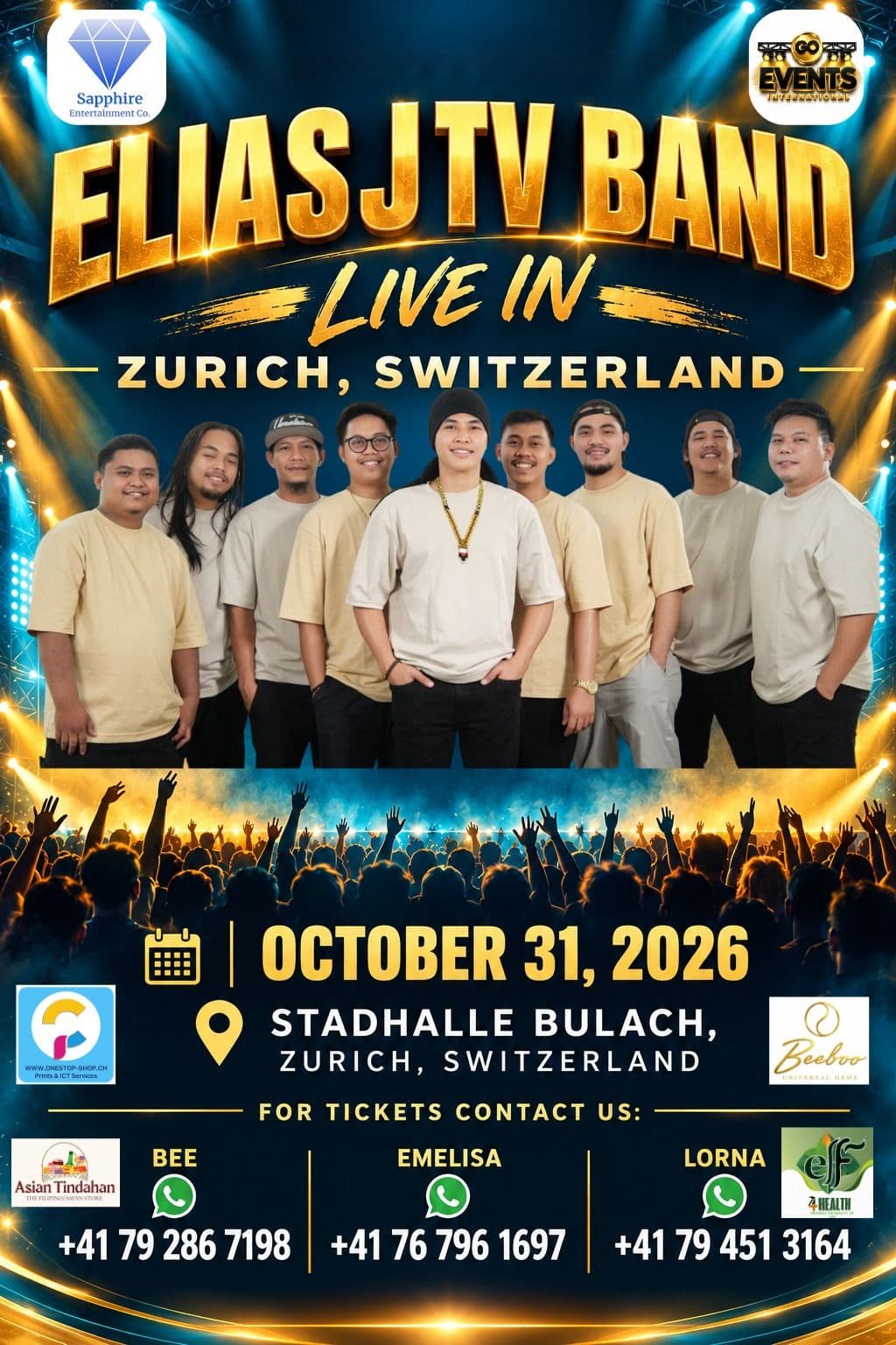 Elias JTV Band @ Zurich, Switzerland